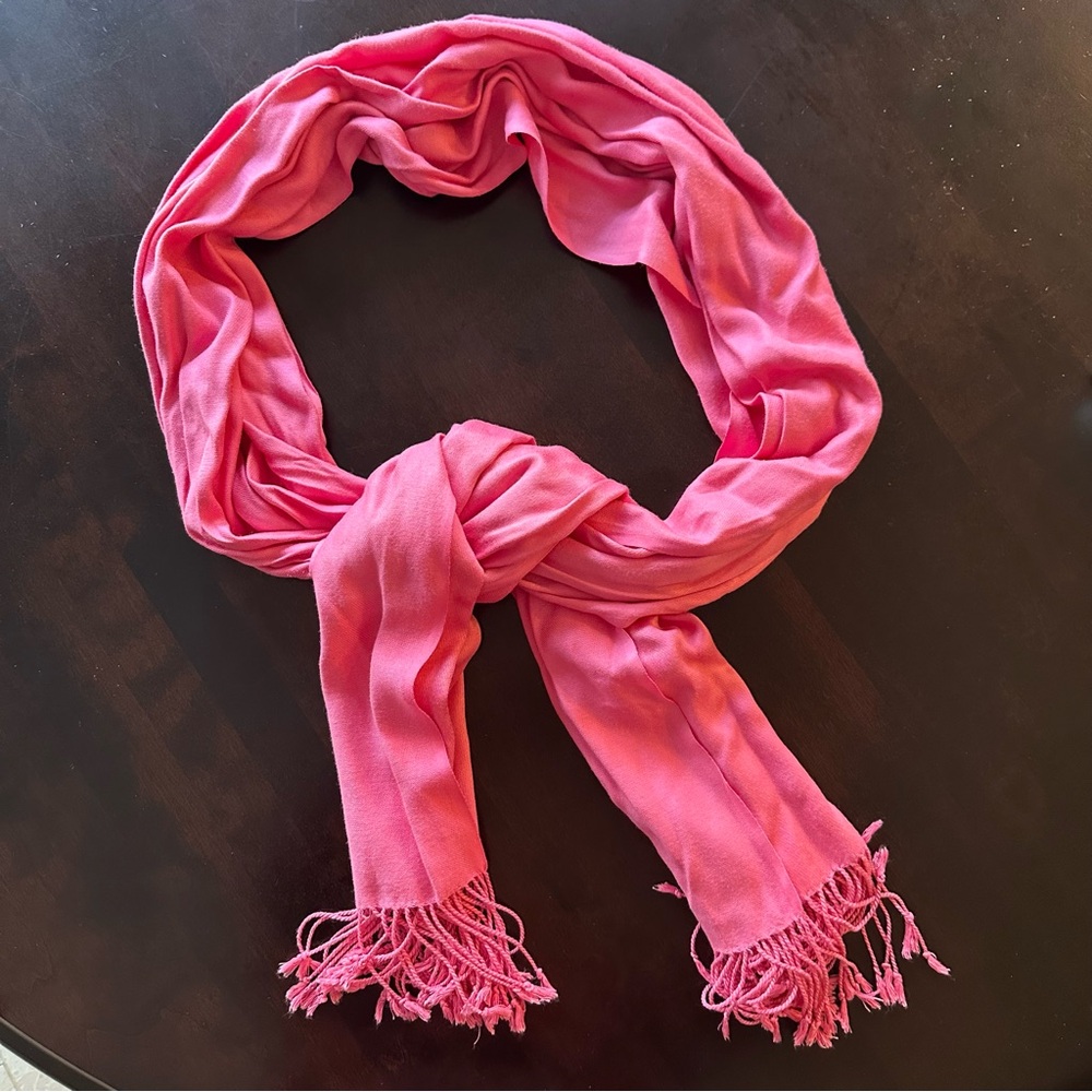 Pink Women's Scarf, 72" x 22"